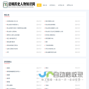迈畅历史人物知识网 - 迈畅历史人物知识网