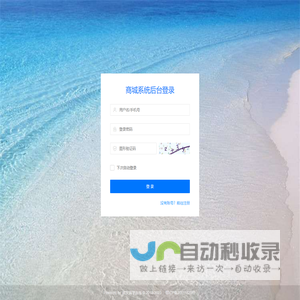商城系统-管理登录