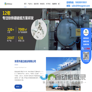 钕铁硼磁铁,高温磁铁,强磁铁厂家-东莞通立钕铁硼磁组方案解决商