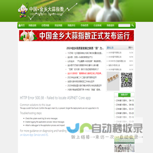 中国金乡大蒜指数网—首页